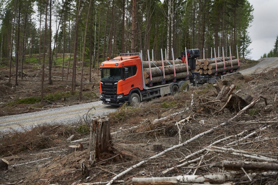  Scania R 580 XT 6x4 Highline Timber Truck 2017 года  (фото 3 из 8)